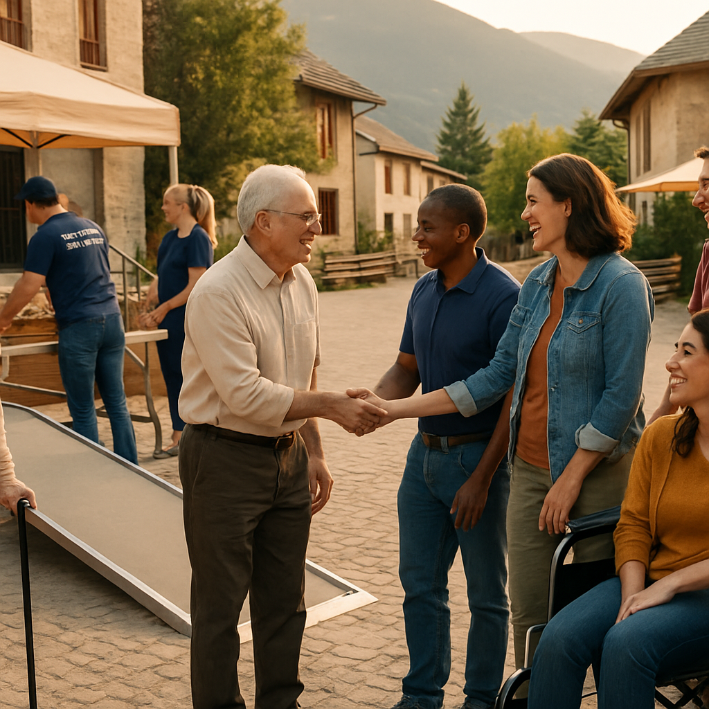 Inklusion in der Gesellschaft: Blicke aus Pompiers Barcelonnette